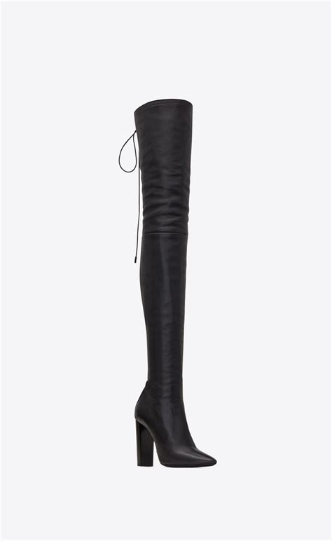 ysl boots ladies|saint laurent thigh high boots.